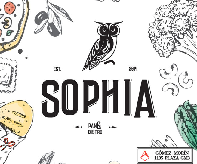 Sophia Pan y Bistro restaurant branding